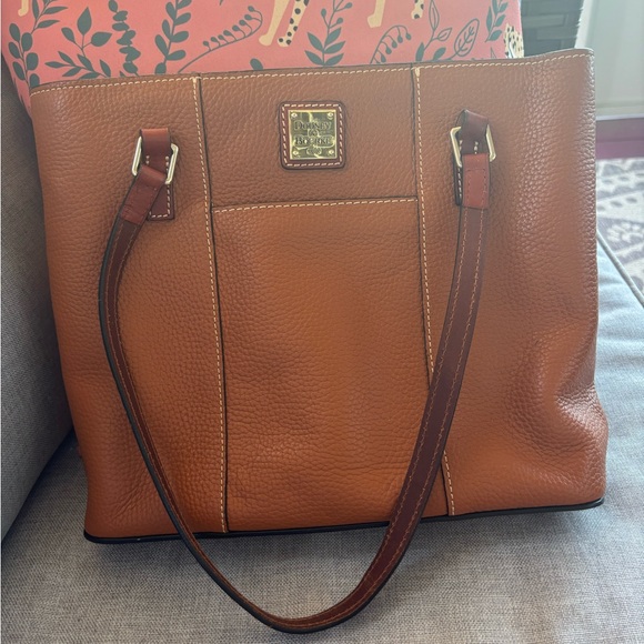 Dooney & Bourke Handbags - Dooney & Bourke Brown Leather Tote Bag
